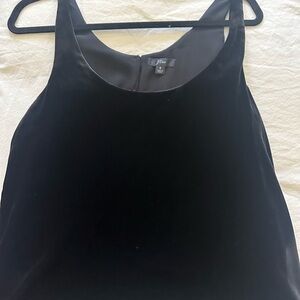 J. Crew Black Velvet Camisole